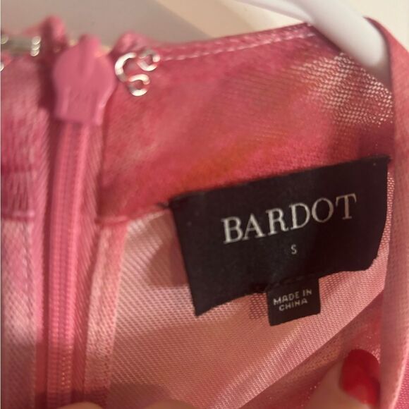 Bardot Lea Midi Dress in Pink Tie Dye size small NWOT - Picture 4 of 5